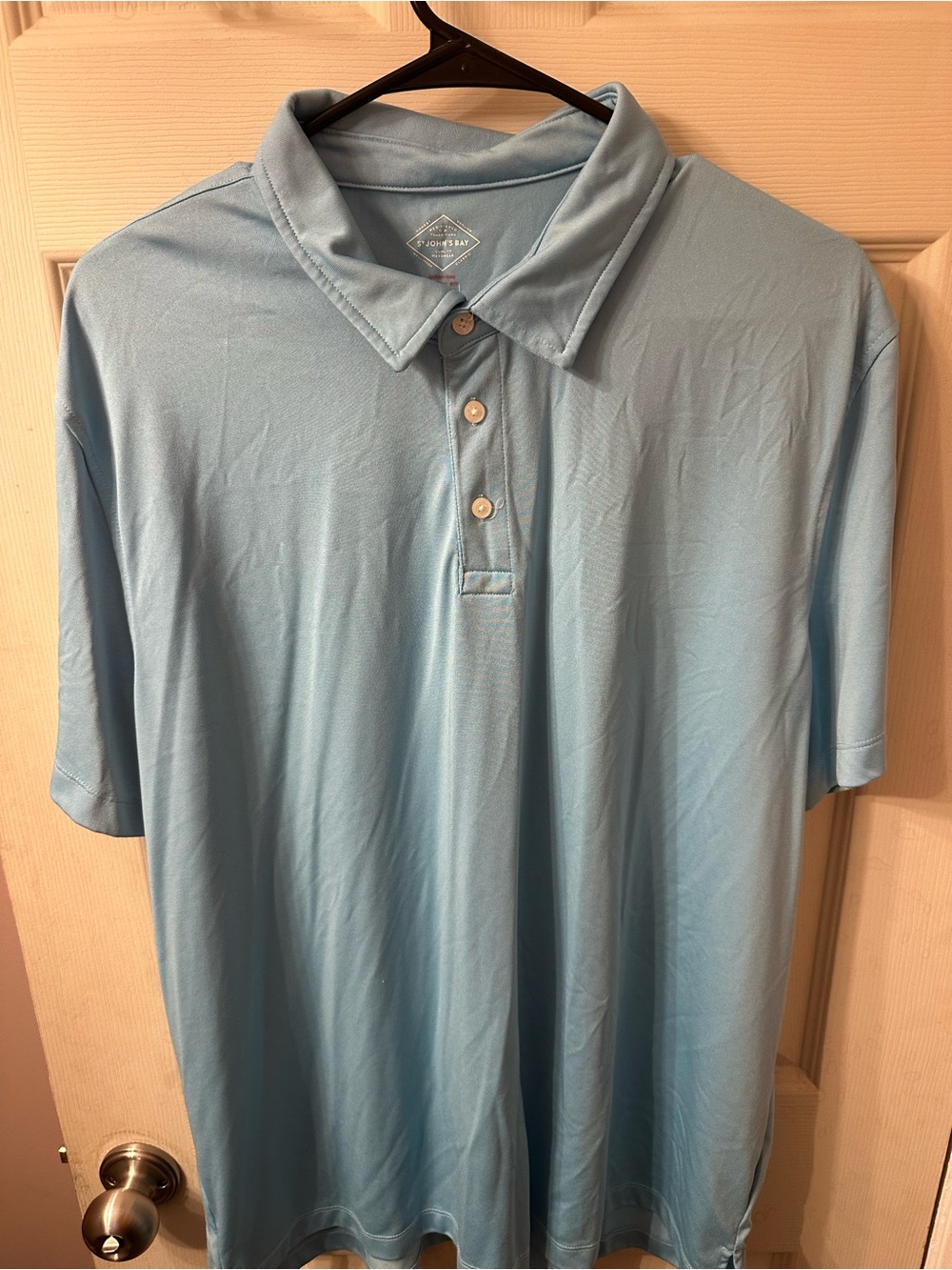 Classic Light Blue Men's Polo Shirt